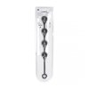 Waterdrop Silicone Anal Balls - L - 40mm - Black